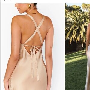 Showmeyourmumu Champagne Anderson Maxi Dress